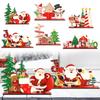 Christmas Decorations Santa Letters Wooden Ornaments Creative Desktop Layout Props