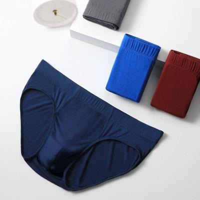 Men's Sexy Low Waist Briefs – Summer Thin, Comfortable & Breathable Large Size Underwear