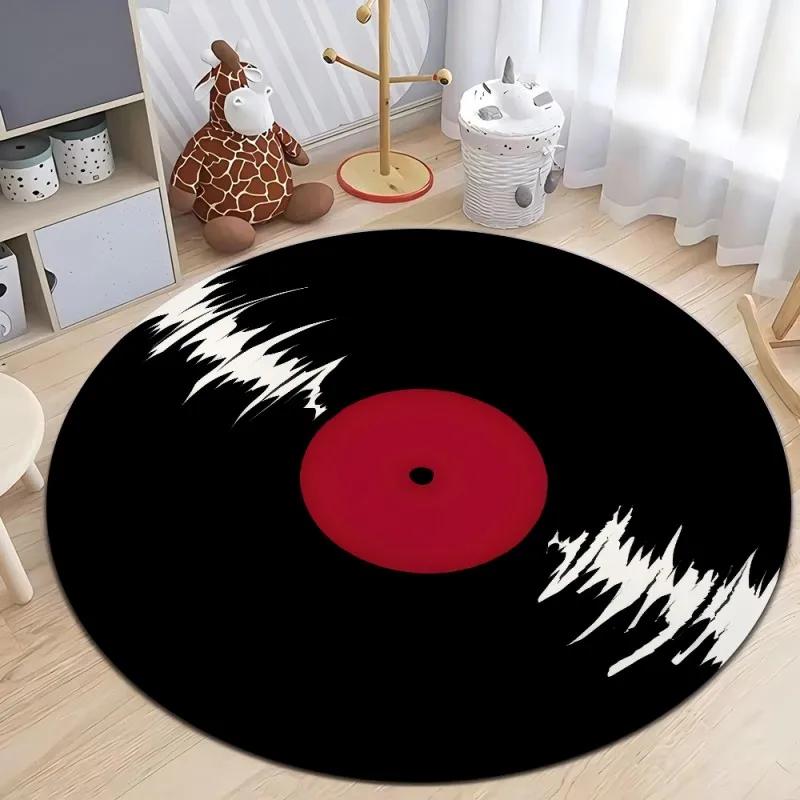 CD Cartoon Circular Carpet Floor Mat Living Room Sofa Mat  Sports Room Bed Rug Carpet Any Design Decoration