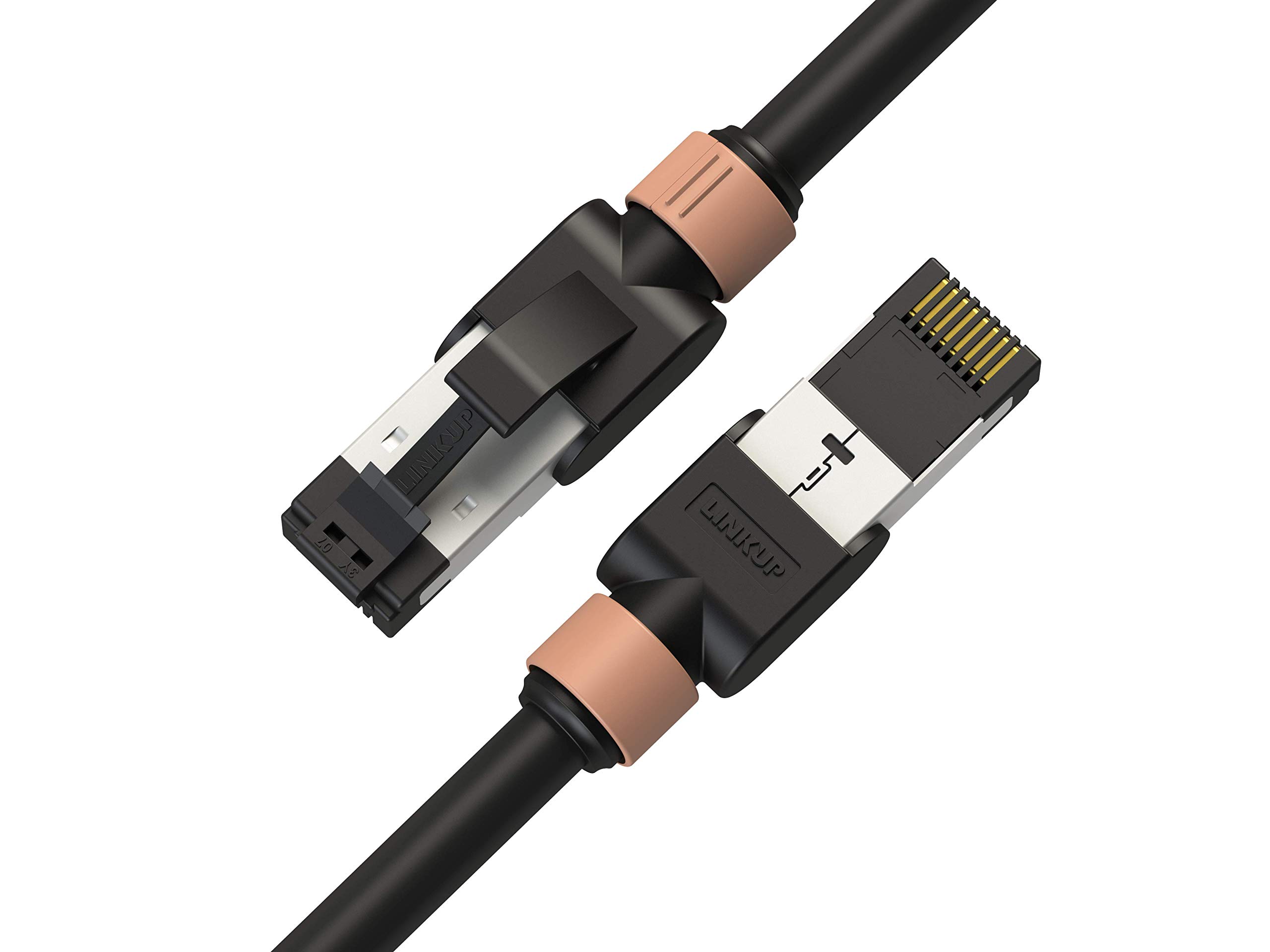 

Кабель LAN LINKUP Роз’єм 10 Gigabit RJ45 Подвійний екран Ethernet PS4 Маршрутизатор Модем Інтернет Категорія 7 Мережевий кабель Надшвидкісний кабель 40G 26AWG