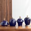 Ceramic Tea Caddy Household Sealable Tea Caddy Kitchen Condiment Storage Jar Dried Fruit Candy Storage Jar Home Decoration