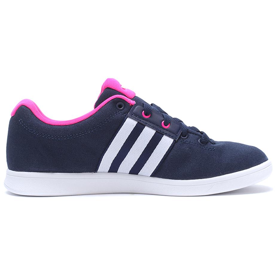 Adidas Slip Resistant Abrasion Resistant Low top Tennis Shoes Women's Blue AW5026