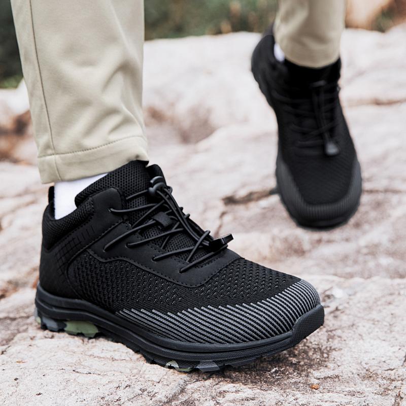40-48 Men Hiking Shoes Outdoor Cross-Country Running Shoes Mesh Hiking Training Boots Suitable For Work Fishing Hiking Sports Shoes