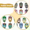 20 Pieces Jewelry Making Charms Craft Supplies Decoration Small Accessories Fashion Owl Pendants
