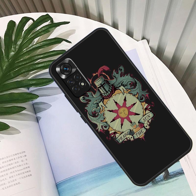 Praise the Sun Dark Souls Funda For Xiaomi Redmi Note 11 10 12 13 14 15 Pro Plus Case For Redmi 15C 10C 13C 12C 14C 15