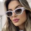 Fashion Sunglasses Classic Retro Cat Eye Glasses Women  Vintage Travel Small Rectangle Sun Glasses Female Eyewear Shade