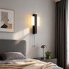 Moderne LED-Wandleuchte Minimalistische Schwenkbare Wandleuchte Nachttischlampe Wohnzimmer- & Flurwandleuchte Wandleuchte Mit