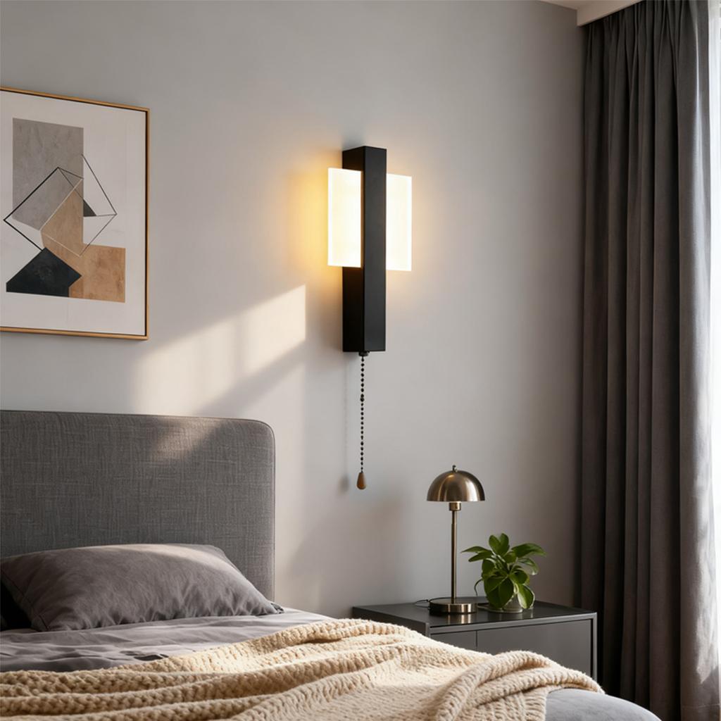 Modern LED Wall Lamp Minimalist Swivel Wall Lamp Bedside Lamp Living Room & Corridor Wall Lamp Wall Lamp With