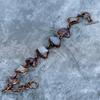 Moonstone Gemstone Electroformed Friendship Mother Gift Bracelet Jewelry Copper VP-124