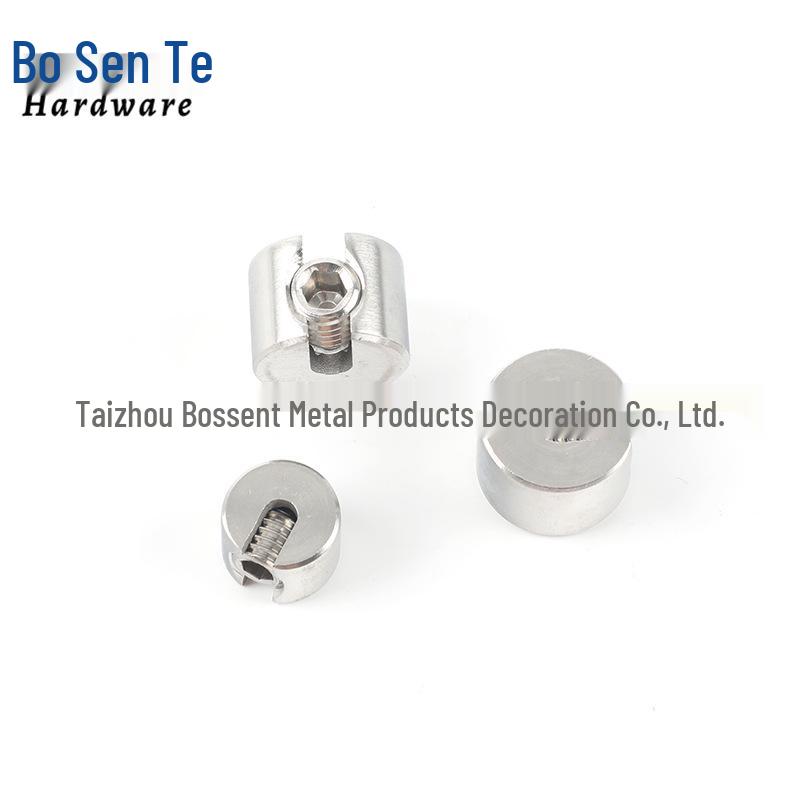 

316 Stainless Steel Slot Head Cable Clamp for Wire Rope and Garden Curtain Wall Fixing 2mm