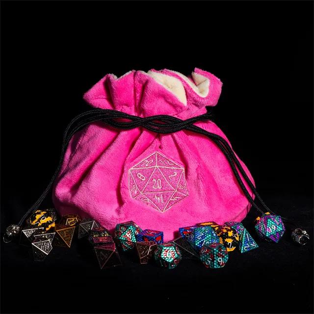 Game Master' Bag - Pink for Dice and Coins 31.5 x 11