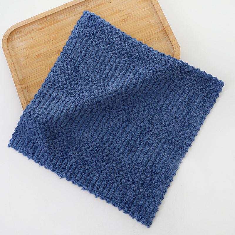 

Коралловые бархатные кухонные тряпки для посудомоечных машин мягкие, приятные для кожи и хорошо впитывающие синий