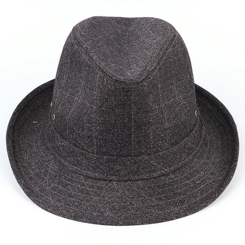 Top Hat Men Middle-aged and Old Men's Jazz Hat Thickened Hat Trendy Sports Outdoor Hat