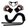 Cat Ear Headband Paw Gloves Tail Set Cosplay Anime Convention Kawaii Costume Accessory