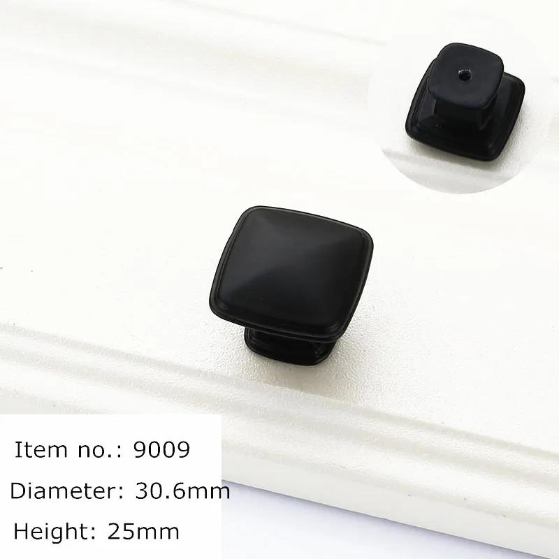 Poignées Noires Modernes pour Meubles Boutons d'Armoire et Poignées de Cuisine Boutons de Tiroir Tirants d'Armoire Poignées d'Ensemble Boutons