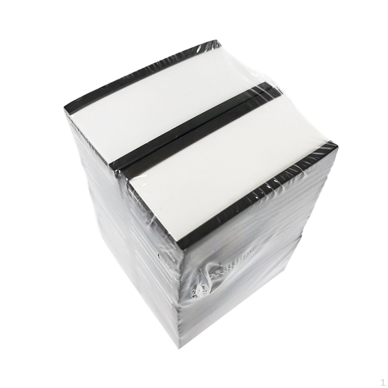 

Держатели этикеток канала C Вставки для карточек Съемные прозрачные протекторы для картотечных шкафов Этикетки для полок 5x2.5cm 50Pcs