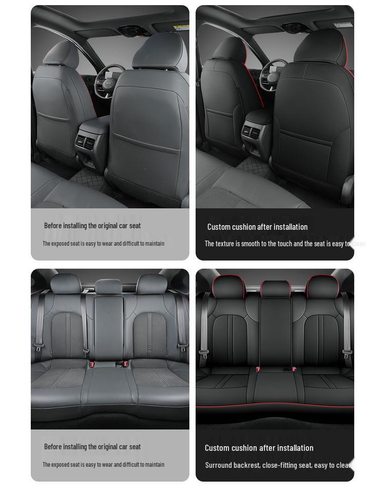 Eleventh Gen Sonata Leather Car Seat Cushion – Four Seasons Universal Model