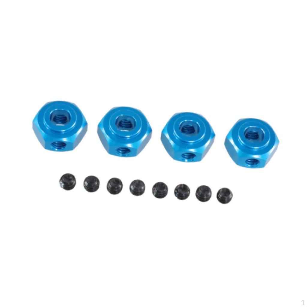 12mm Wheel Drive Adapters Sturdy DIY Accessory Hex Connector Upgrade for 1/10 10208 1/12 H12Y H12Y+