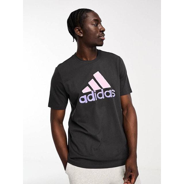 

Черная футболка с логотипом adidas sportswear