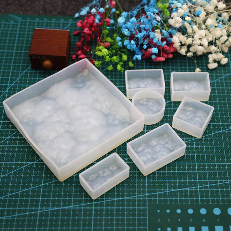 Wave Silicone Mold Resin Craft Diy Jewelry Cutting Shape Pendant Resin Mold