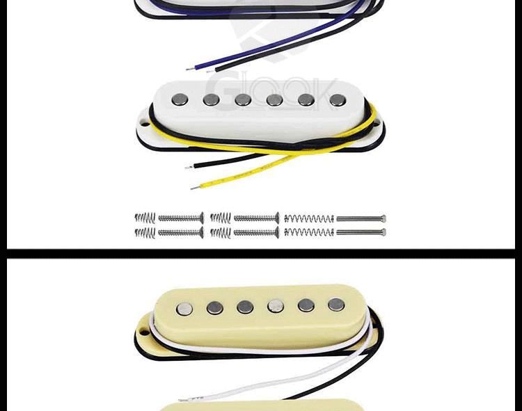 Single-Coil Pickup Electric Guitar Alnico 5 Flat-Pole Accessory