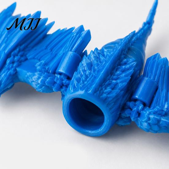Realistic Texture Monster 3D Printed Sea Eater Toy, Flexible Movable Joints Articulated Creature Deep Monster, Stress Relief Toys for Desktop