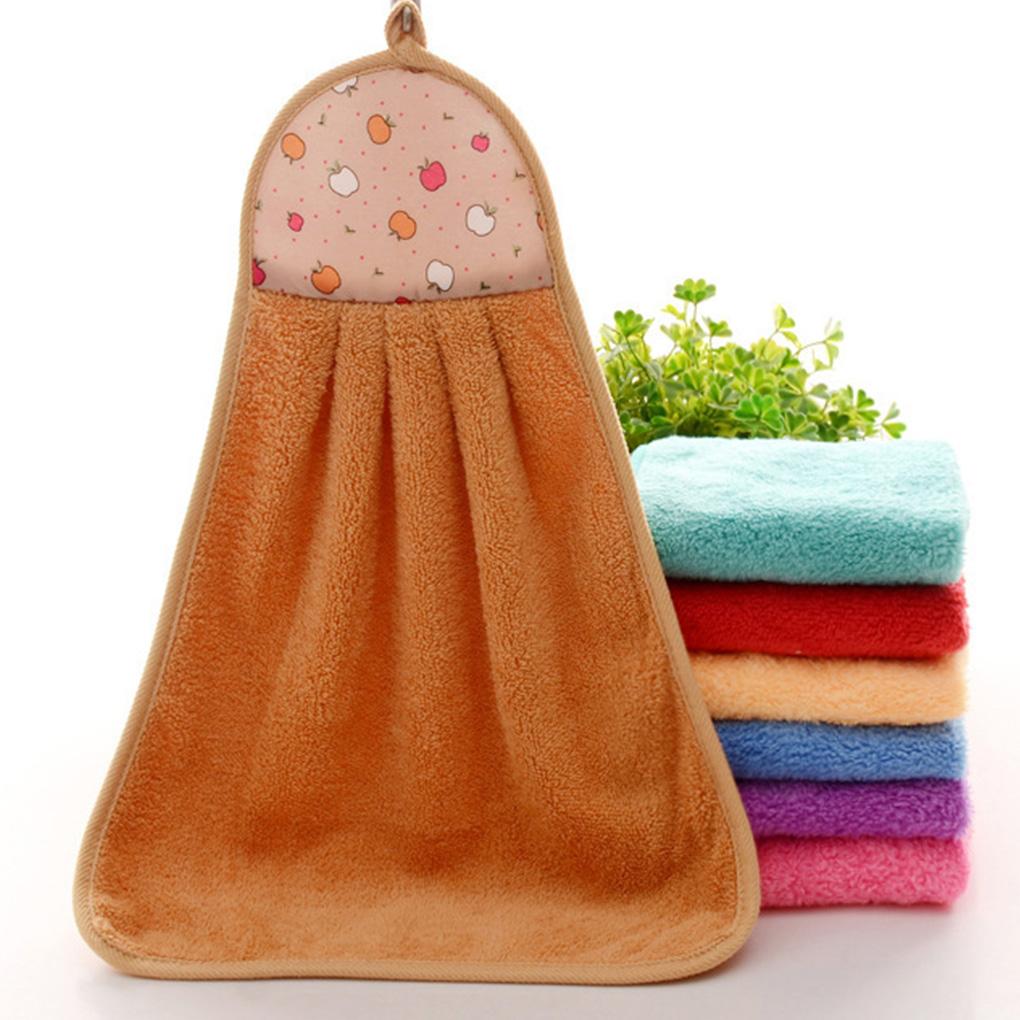 Coral Velvet Bathroom Supplies Soft Hand Towel Absorbent Cloth Dishcloths