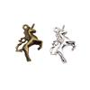 Vintage Unicorn Head Charms Alloy Pendants For Jewelry Making Handmade Craft Supplies