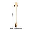 Cute Cat Shape Stainless Steel Teaspoon Set In Silver and Gold - Perfect for Coffee, Tea, and Desserts