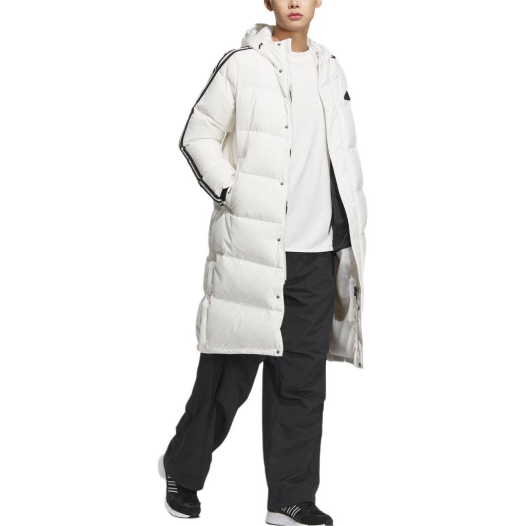 Adidas LONG DOWN Jacket Unisex White JM9152
