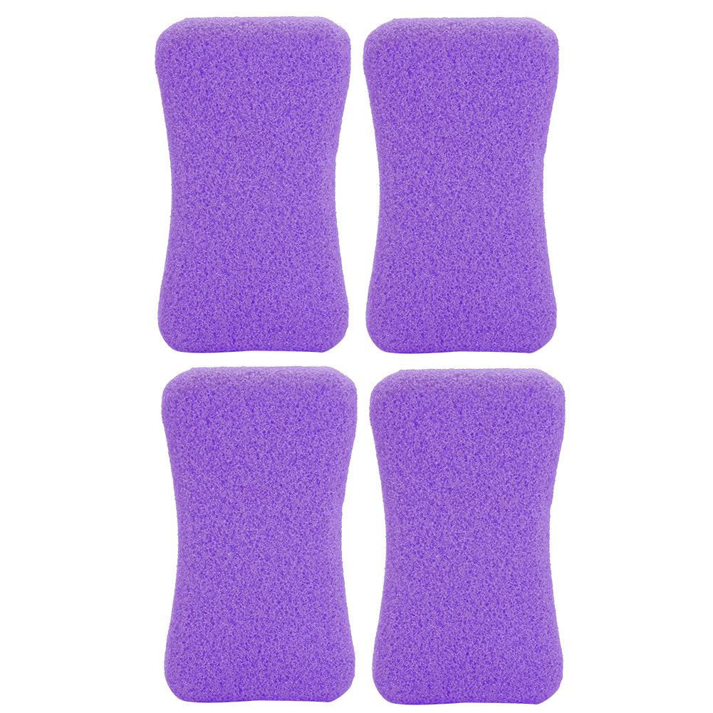 

4 шт., отшелушивающий камень для ухода за ногами, пемза, твердая кожа ног, скруббер для педикюра Purple фиолетовый