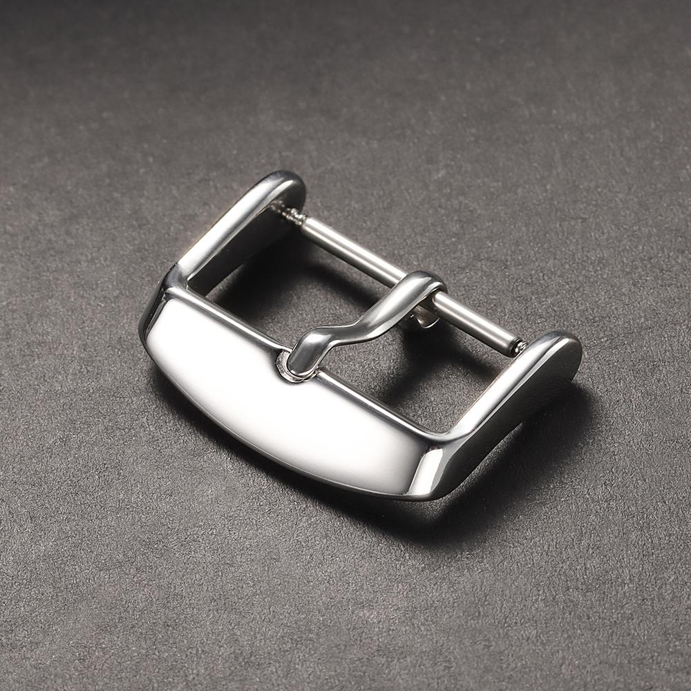 16mm 18mm 20mm 22mm Watchbands Metal Buckle Stainless Steel Pin Clasp Watch Accessories for Leather Band Strap Watch Buckle