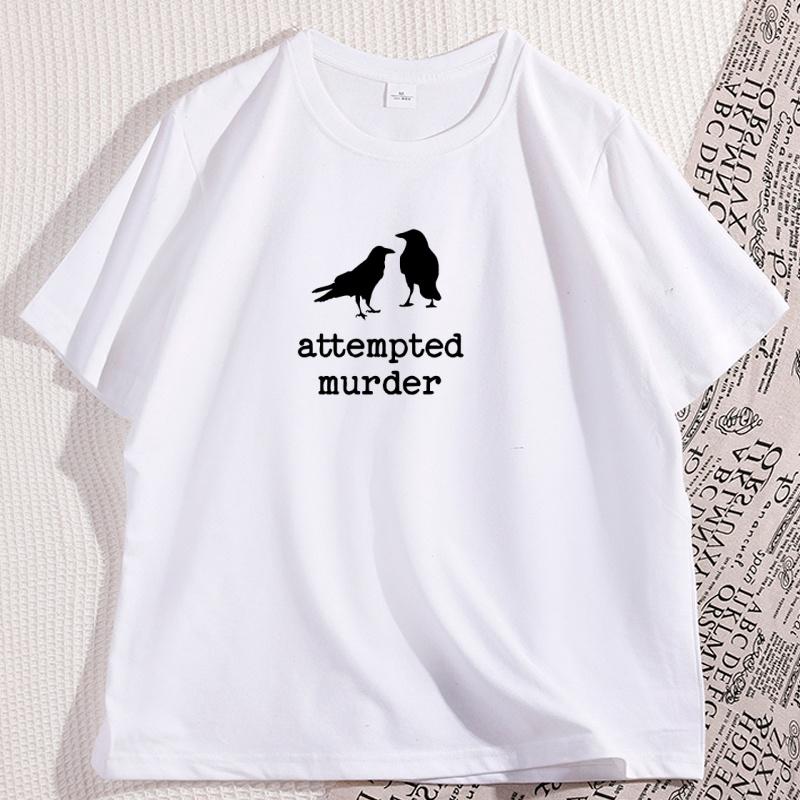 Funny Bird T Shirt Men Women Cascual Cotton Short Sleeve Tshirt Streetwear Oversize High Quality Comfortable Male Clothing