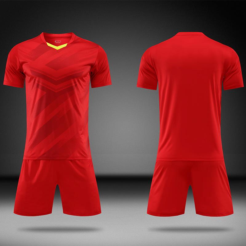 Summer Football Suit Men's Short Sleeve Competition Training Kit Adult Children's Sportswear Jerseys