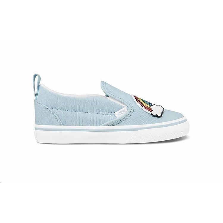 Vans Casual Comfortable Durable Breathable Low-Top Walking Shoes Baby Shoes Blue VN0A348834C