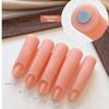 5Pcs/Set Display Stand Silicone Practice Fingers Silicone Nail Art Practice Hand  Manicure Training
