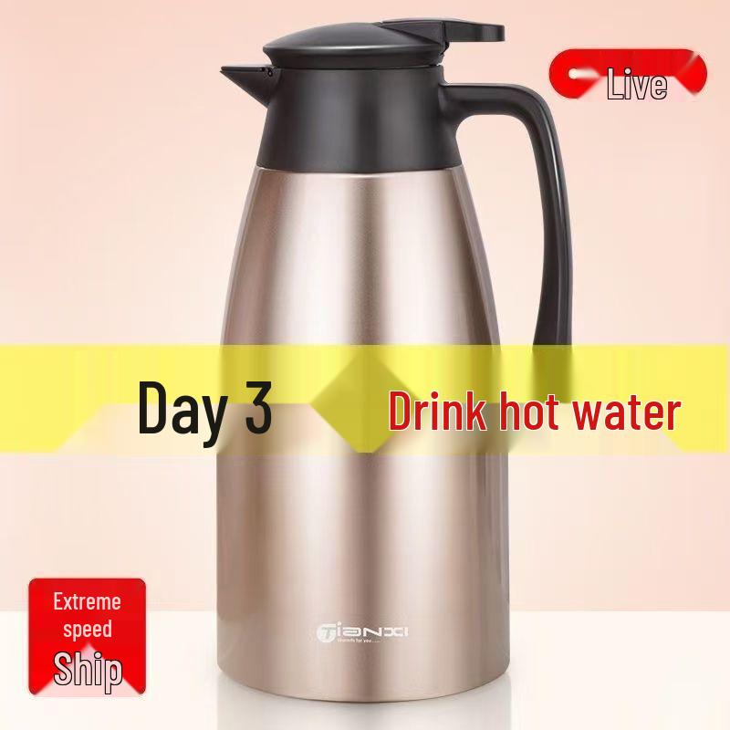 2L Large Capacity Vacuum Insulated 316 Stainless Steel Thermos Flask Kettle