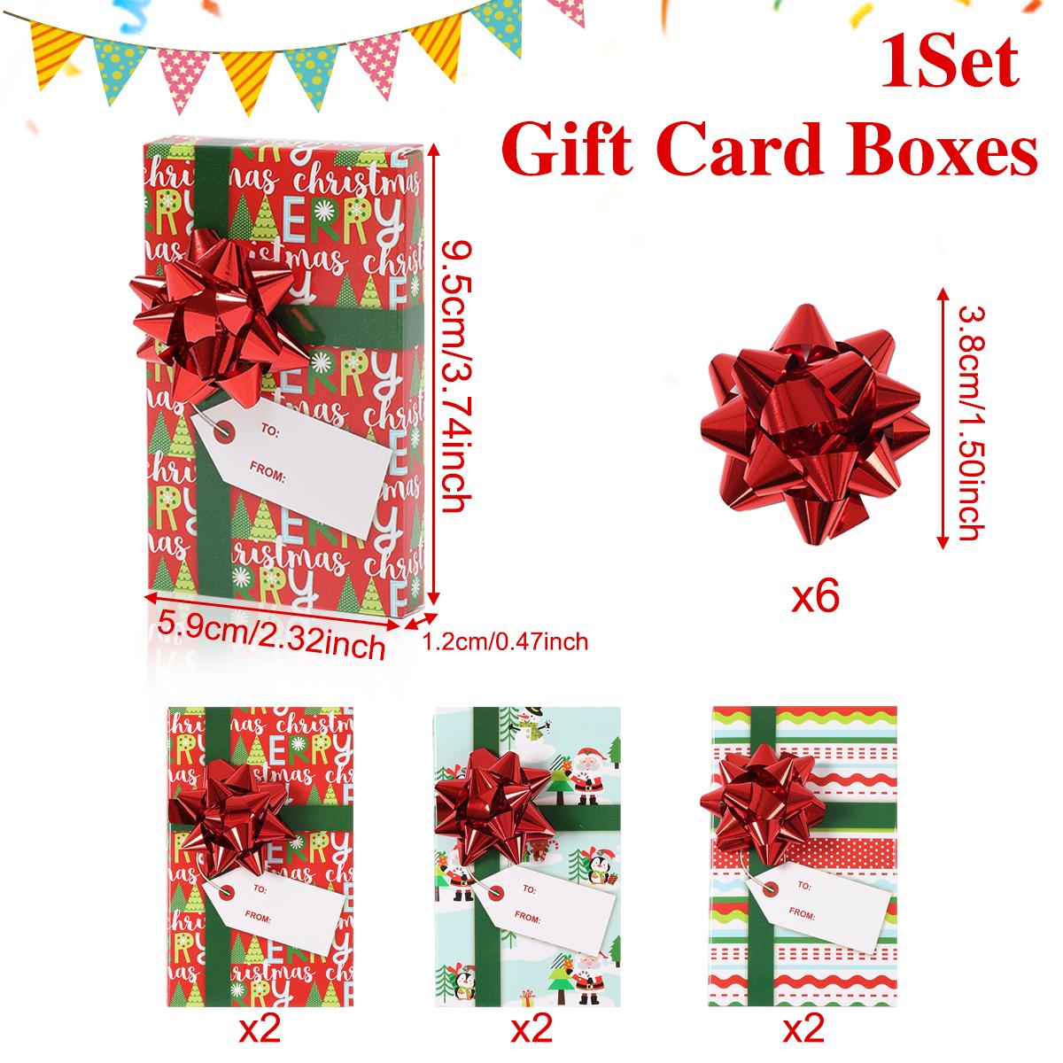 

Рождественские подарочные коробки Веселые рождественские украшения для дома 2025 Навидад Натал Ноэль Рождественская открытка Коробки для денег и конфет Новогодний подарок 2026 As shown