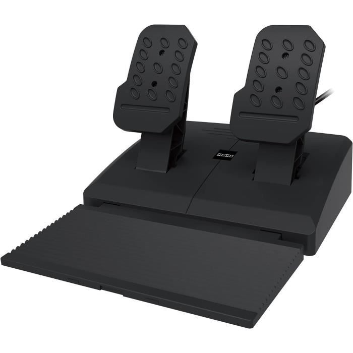 Volant de course mario kart racing wheel pro deluxe - hori - nintendo switch, pc - pédales - rouge