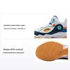 Li Ning Niños Baloncesto Cómodos Zapatos de Baloncesto para Niños Zapatillas para Niños Estándar-Blanco Azul Marino-Azul Colorido YKBV042-9