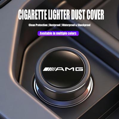 Car Cigarette Lighter Dust Cover Dustproof Cap Plug Valve Cap For Mercedes Benz AMG A B C E G CLA W211 W203 W204 W210 W124 C200