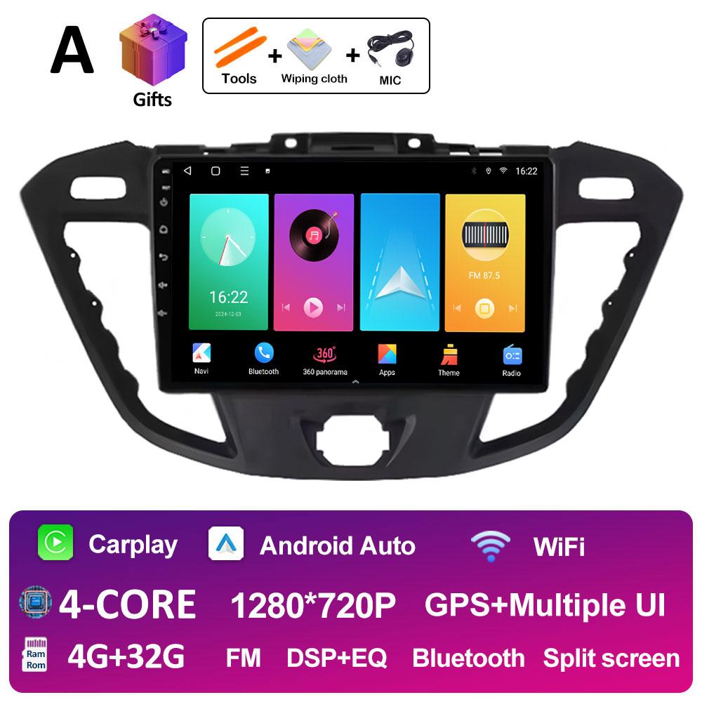 For Ford Tourneo Custom 1 I Transit 2012 2013 2014 2015 2016 - 2021 Car Multimedia Video Radio Player Bluetooth DSP Stereo WIFI