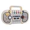 Kinder Holz Sensorikbrett Tonaufnahmegerät Form Pädagogisches Analoges Tonbandgerät Sensorisches Spielzeug Mit LED