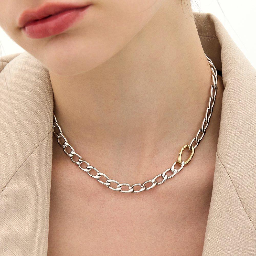 H Edition (C) Slick Chain Necklace Hl6N56616Cb420