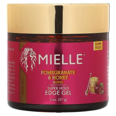 Mielle, Gel pour les bords Super Hold, mélange de grenade et de miel, 2 oz (57g)