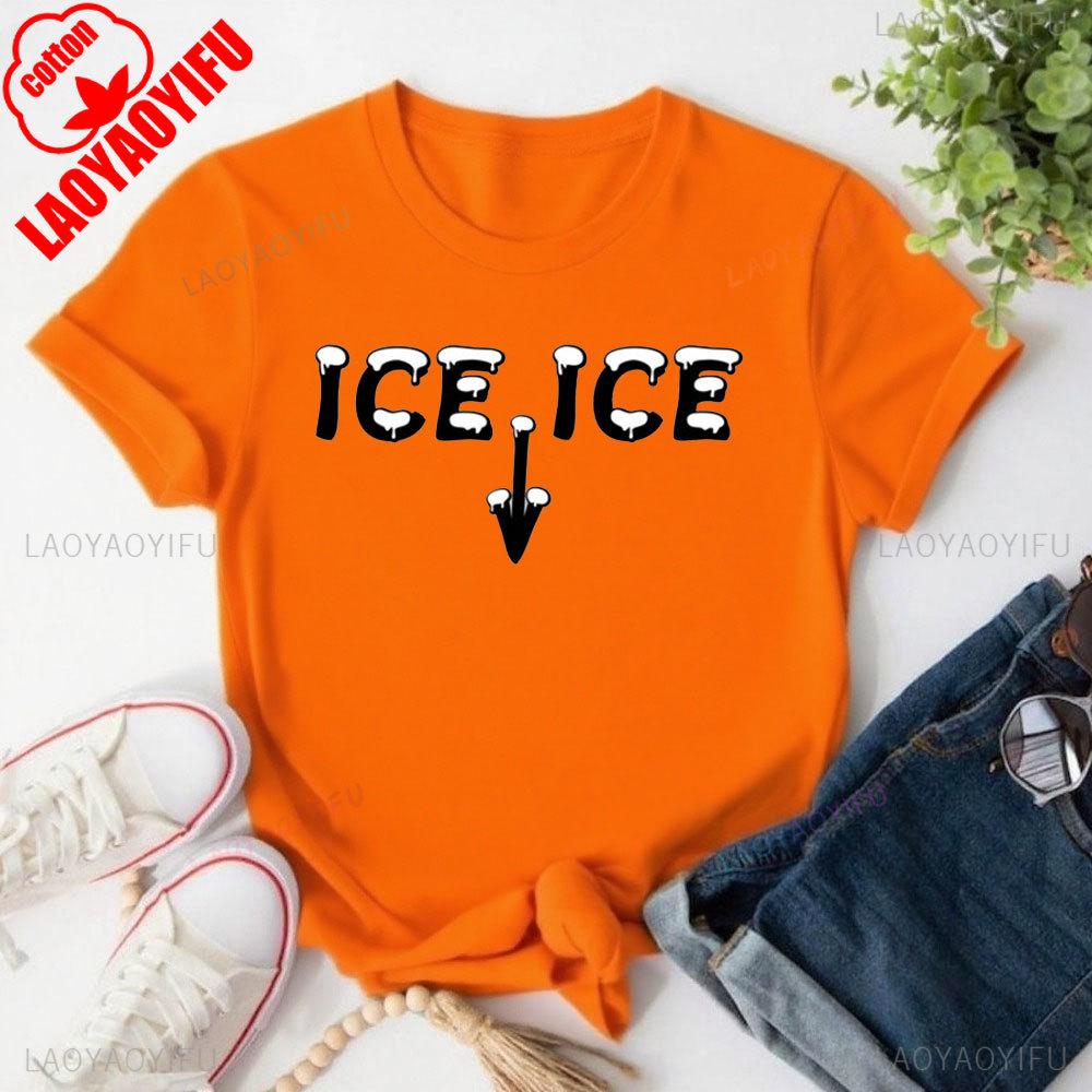 

Ice Ice Baby Pregnancy Reveal Shirt Mom To Be Tees Y2k Clothes Harajuku Tops Graphic T Shirts Women Clothes Cotton Tops 4XL
