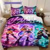 Vibrant Fantasy Trio Three-piece Set(1 * Duvet Cover + 2 * Pillowcase, Without core)Soft and Comfortable Duvet Cover and Pillowcase