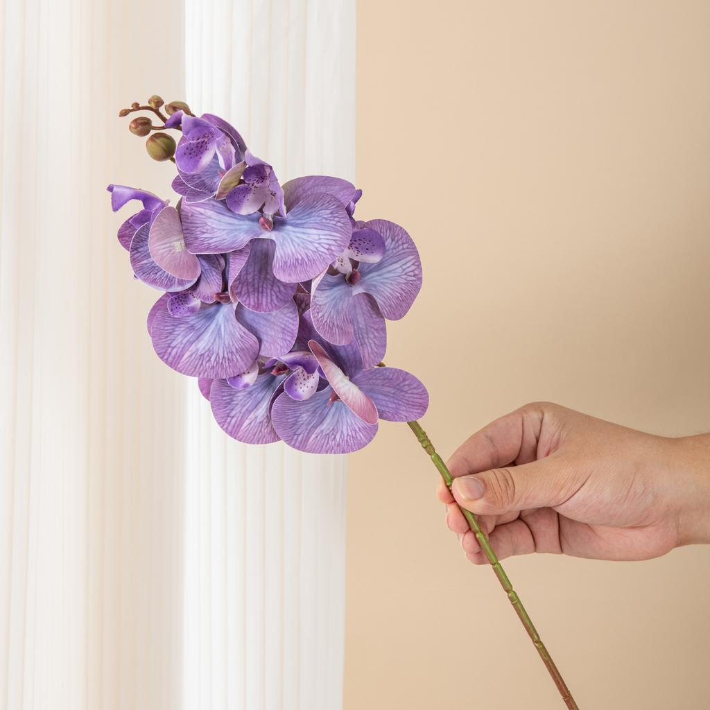Silk Artificial Flower moth orchid Home Room Vase Table Decor Wedding Bridal Bouquet Outdoor Garden Wreath Party Diy Gift Props