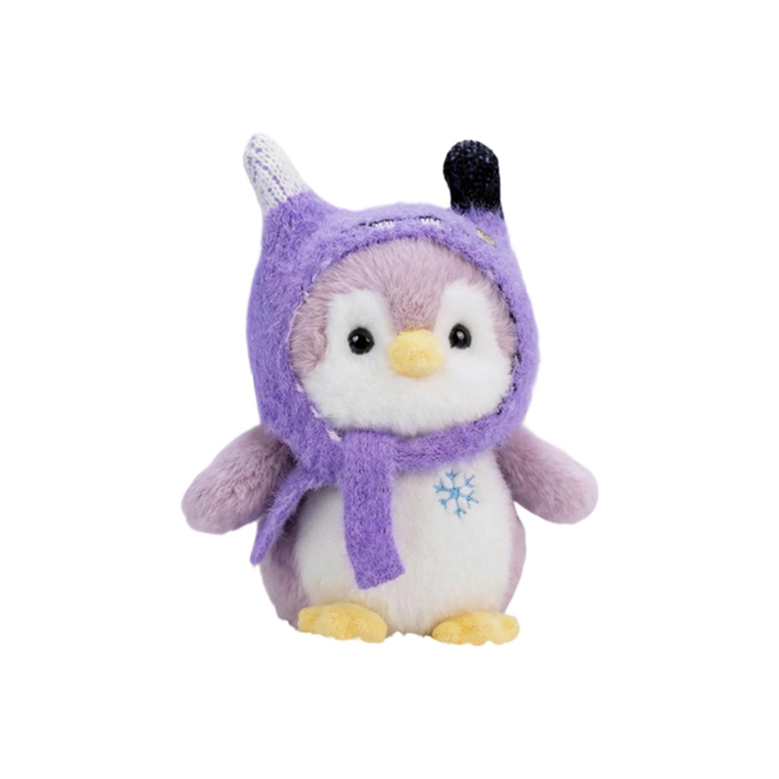 

Cute Hat Hato Bag Penguin Plush Doll Keychain Hanging Ornament Bag Hanging Ornament Small Gift Doll S рожевий