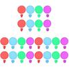 Round Fans Foldable Flying Discs for Kids Polyester 45Pcs Outdoor Toys